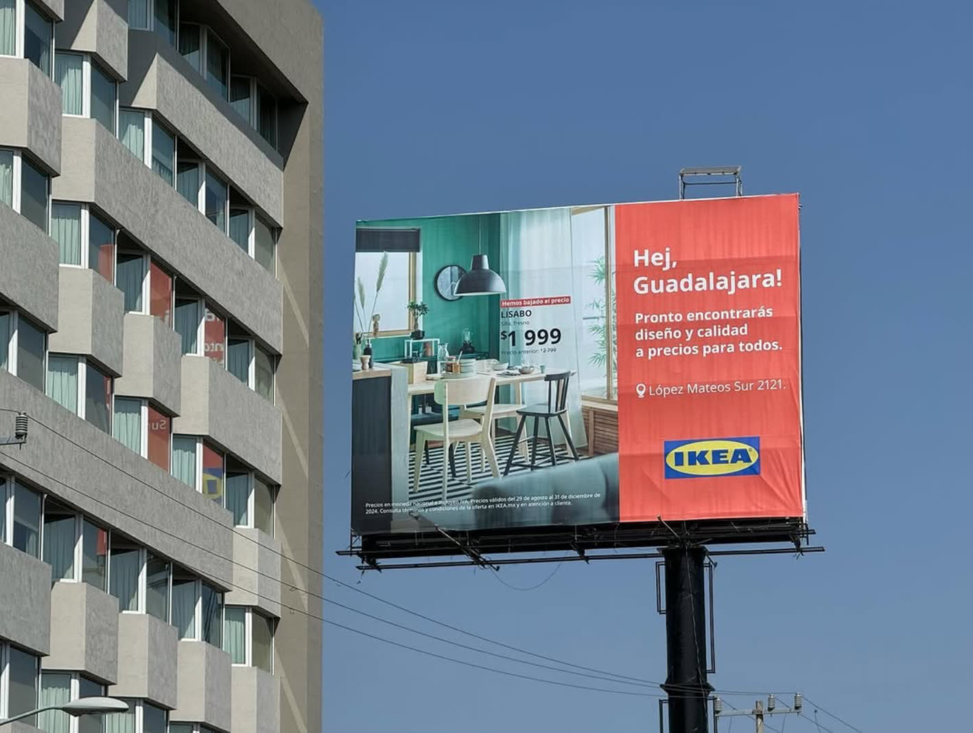 IKEA Guadalajara billboard