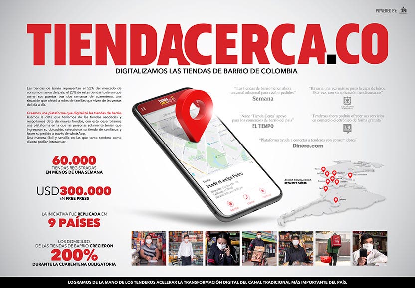 Tienda Cerca case board